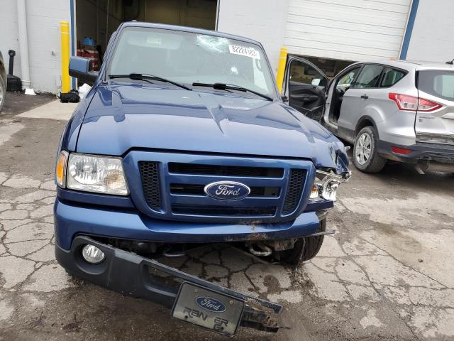 1FTLR4FE2APA73408 - 2010 FORD RANGER SUPER CAB BLUE photo 5