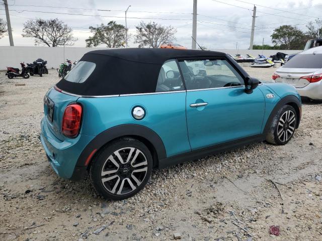 WMWWJ5C08L3L31229 - 2020 MINI COOPER S TURQUOISE photo 3