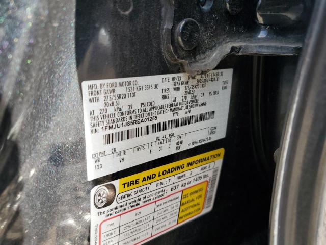 1FMJU1J85REA01255 - 2024 FORD EXPEDITION XLT CHARCOAL photo 13