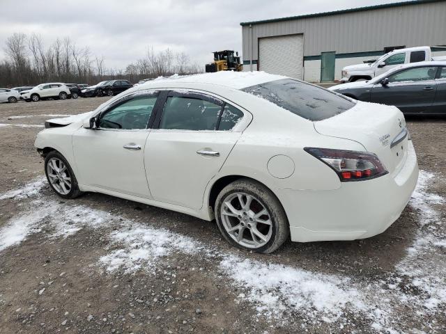 1N4AA5AP1DC846643 - 2013 NISSAN MAXIMA S WHITE photo 2