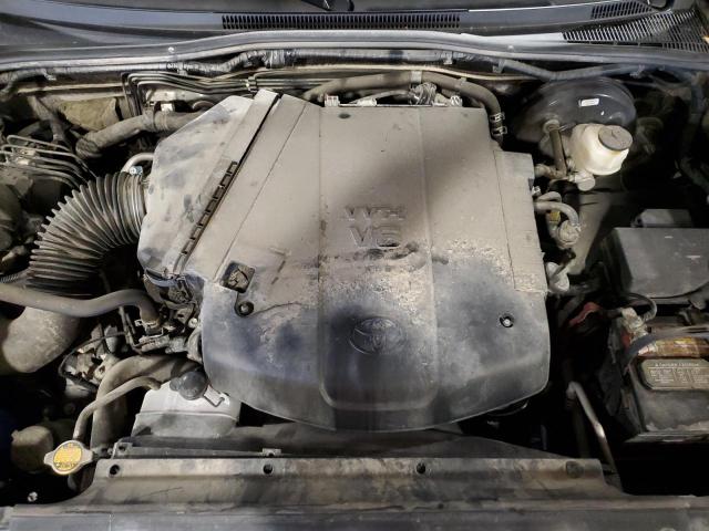 3TMLU4EN1FM179684 - 2015 TOYOTA TACOMA DOUBLE CAB GRAY photo 11