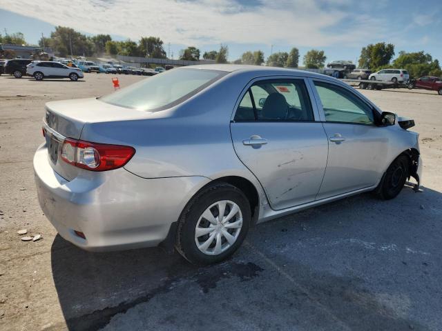 5YFBU4EE4CP036972 - 2012 TOYOTA COROLLA BASE Plata foto 3