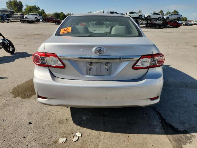 5YFBU4EE4CP036972 - 2012 TOYOTA COROLLA BASE Plata foto 6