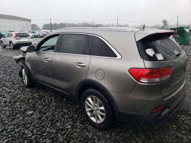 5XYPG4A32GG089116 - 2016 KIA SORENTO LX GRAY photo 2