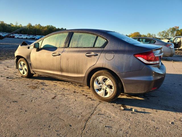 19XFB2F5XFE296826 - 2015 HONDA CIVIC LX GRAY photo 2