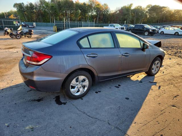 19XFB2F5XFE296826 - 2015 HONDA CIVIC LX GRAY photo 3