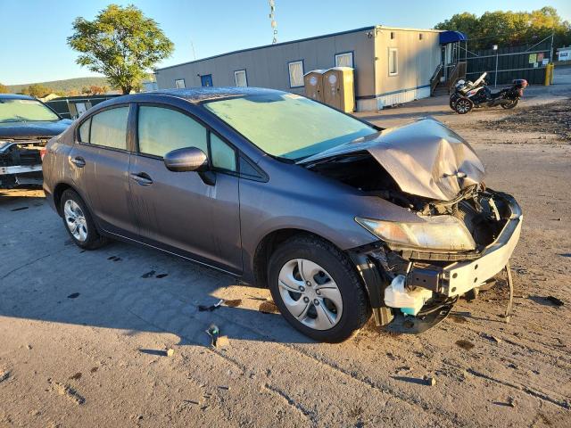 19XFB2F5XFE296826 - 2015 HONDA CIVIC LX GRAY photo 4
