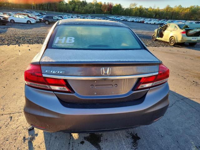 19XFB2F5XFE296826 - 2015 HONDA CIVIC LX GRAY photo 6