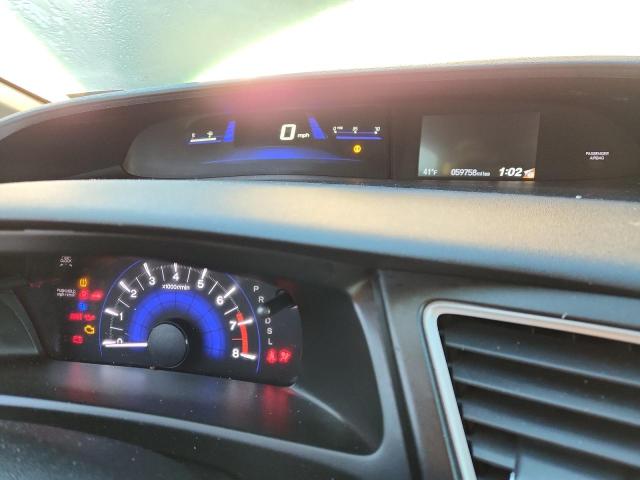 19XFB2F5XFE296826 - 2015 HONDA CIVIC LX GRAY photo 9