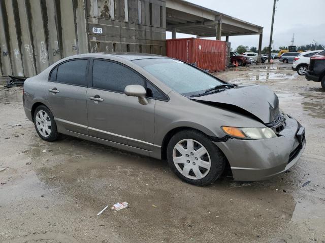 2HGFA16537H315401 - 2007 HONDA CIVIC LX GRAY photo 4