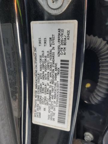 5TEGN92N14Z419977 - 2004 TOYOTA TACOMA DOUBLE CAB PRERUNNER BLACK photo 12