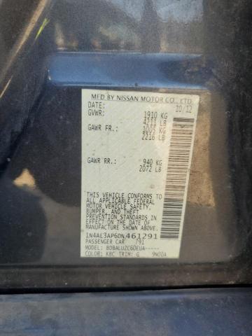 1N4AL3AP6DN461291 - 2013 NISSAN ALTIMA 2.5 石墨色 照片 12