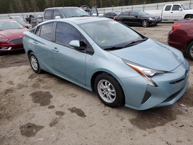 JTDKARFU0H3040657 - 2017 TOYOTA PRIUS TURQUOISE photo 4