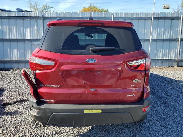 MAJ6P1UL1JC199971 - 2018 FORD ECOSPORT SE Rot Foto 6