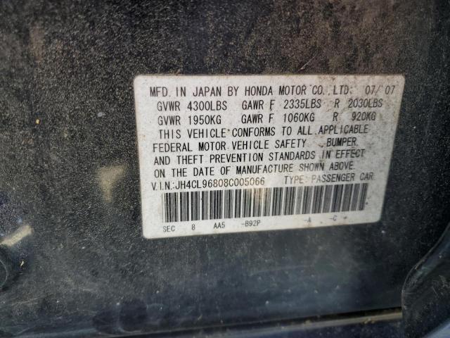 JH4CL96808C005066 - 2008 ACURA TSX Schwarz Foto 12