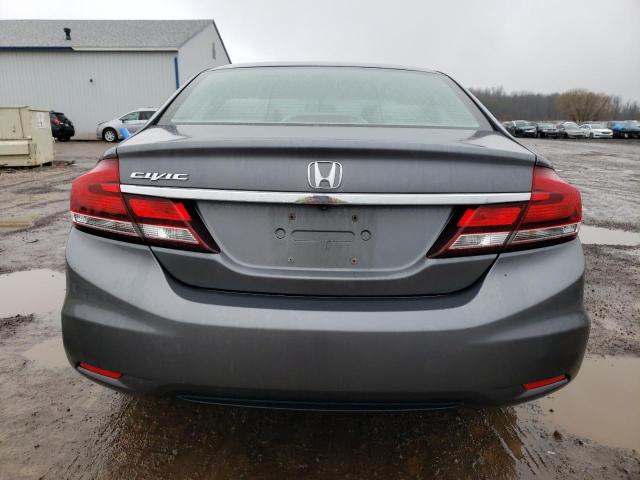 19XFB2F84DE006037 - 2013 HONDA CIVIC EX GRAY photo 6