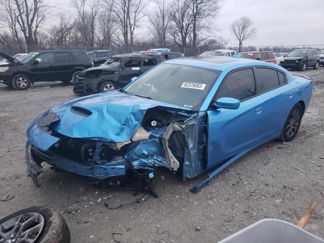 2C3CDXJG7JH316566 - 2018 DODGE CHARGER GT BLUE photo 1