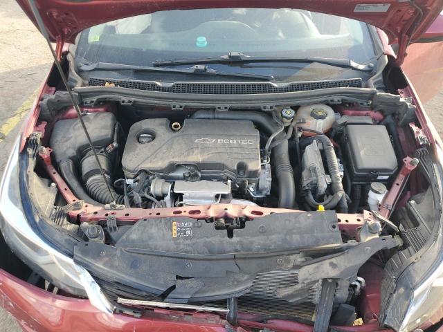 1G1BE5SMXJ7101037 - 2018 CHEVROLET CRUZE LT წითელი ფოტო 11