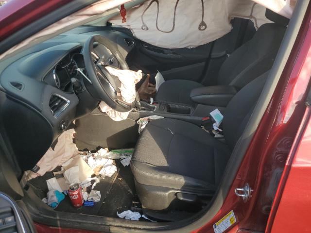 1G1BE5SMXJ7101037 - 2018 CHEVROLET CRUZE LT წითელი ფოტო 7