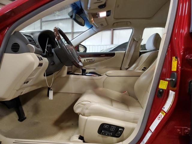 JTHCL5EF1D5019355 - 2013 LEXUS LS 460 RED photo 7