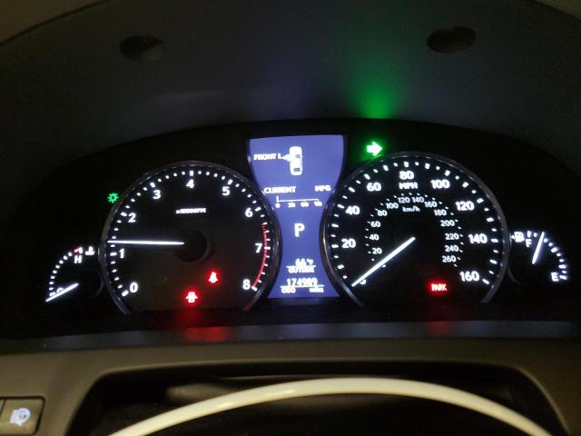 JTHCL5EF1D5019355 - 2013 LEXUS LS 460 RED photo 9