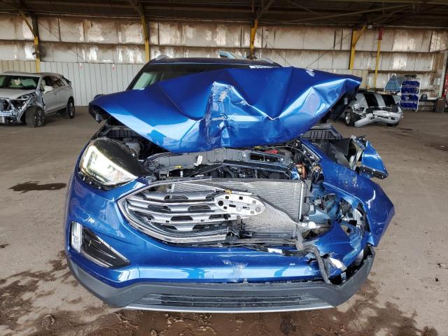 2FMPK4J90NBB16880 - 2022 FORD EDGE SEL BLUE photo 5