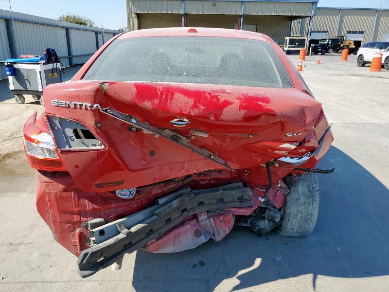 3N1AB7AP0KL613103 - 2019 NISSAN SENTRA S Kırmızı fotoğraf 6