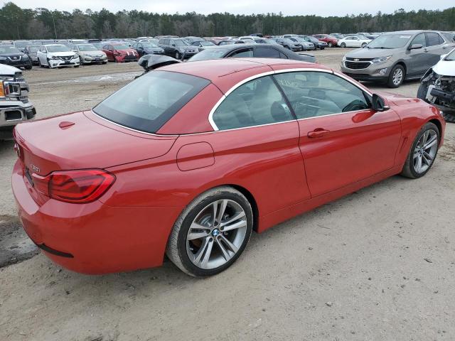 WBA4Z1C56KEE48625 - 2019 BMW 430I RED photo 3