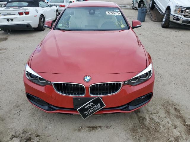 WBA4Z1C56KEE48625 - 2019 BMW 430I RED photo 5