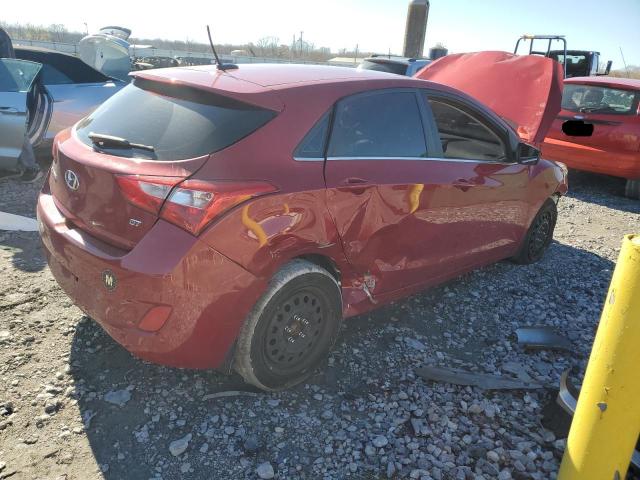 KMHD35LH1GU301527 - 2016 HYUNDAI ELANTRA GT RED photo 3