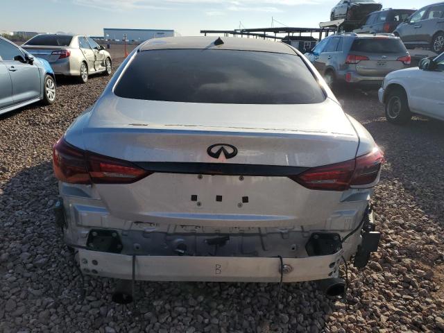 JN1EV7APXJM361101 - 2018 INFINITI Q50 LUXE SILVER photo 6