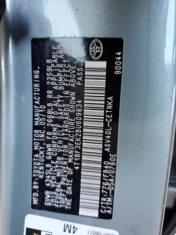 4T1BF3EK2BU609634 - 2011 TOYOTA CAMRY BASE 蓝色 照片 12