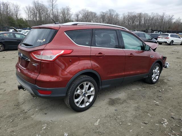 1FMCU9J91FUB74918 - 2015 FORD ESCAPE TITANIUM RED photo 3