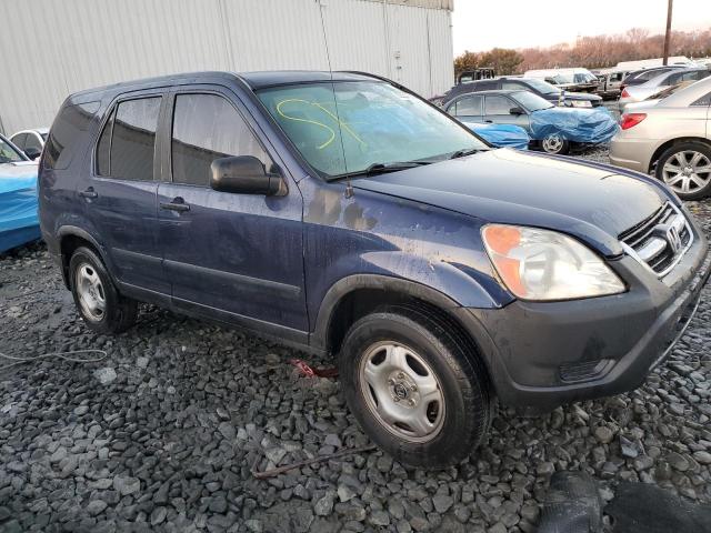 SHSRD785X4U233081 - 2004 HONDA CR-V LX BLUE photo 4