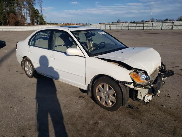 2HGES26701H591574 - 2001 HONDA CIVIC EX WHITE photo 4