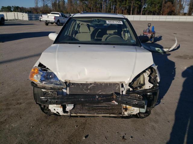 2HGES26701H591574 - 2001 HONDA CIVIC EX WHITE photo 5