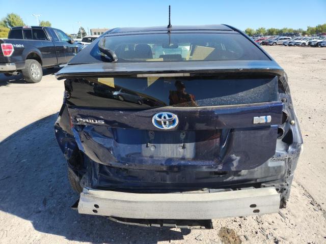 JTDKN3DU1F1918903 - 2015 TOYOTA PRIUS BLUE photo 6