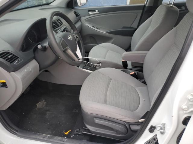 KMHCT5AE3GU248821 - 2016 HYUNDAI ACCENT SE WHITE photo 7