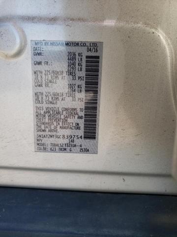 5N1AT2MT3GC839754 - 2016 NISSAN ROGUE S SILVER photo 12