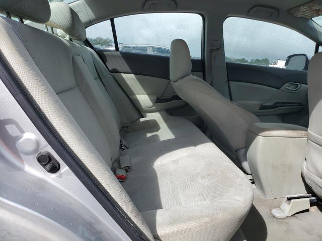 19XFB2F54CE077260 - 2012 HONDA CIVIC LX SILVER photo 10