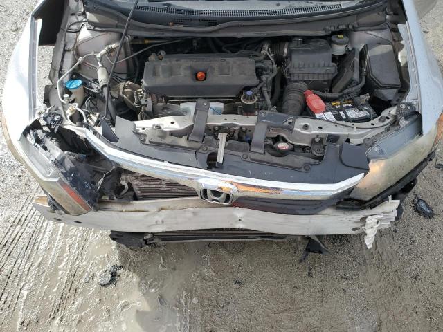 19XFB2F54CE077260 - 2012 HONDA CIVIC LX SILVER photo 11