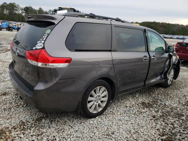 5TDDK3DC9ES093655 - 2014 TOYOTA SIENNA XLE GRAY photo 3