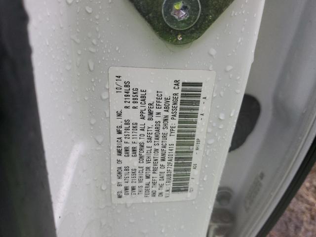 19UUB3F72FA001415 - 2015 ACURA TLX ADVANCE WHITE photo 13