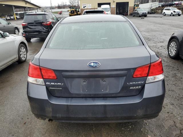 4S3BMBA67A3233482 - 2010 SUBARU LEGACY 2.5I GRAY photo 6