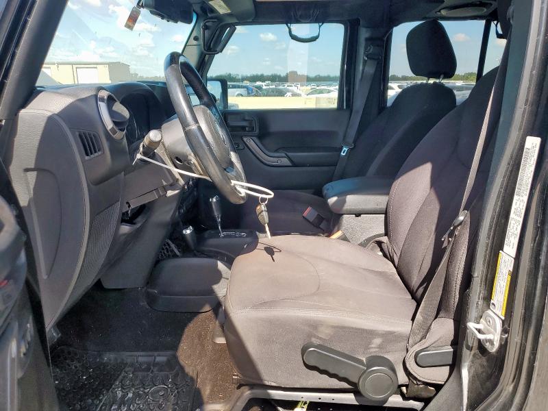 1C4HJWDGXEL174853 - 2014 JEEP WRANGLER U SPORT Սև լուսանկար 7