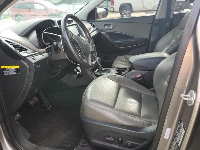 5XYZU3LBXDG088632 - 2013 HYUNDAI SANTA FE S GRAY photo 7