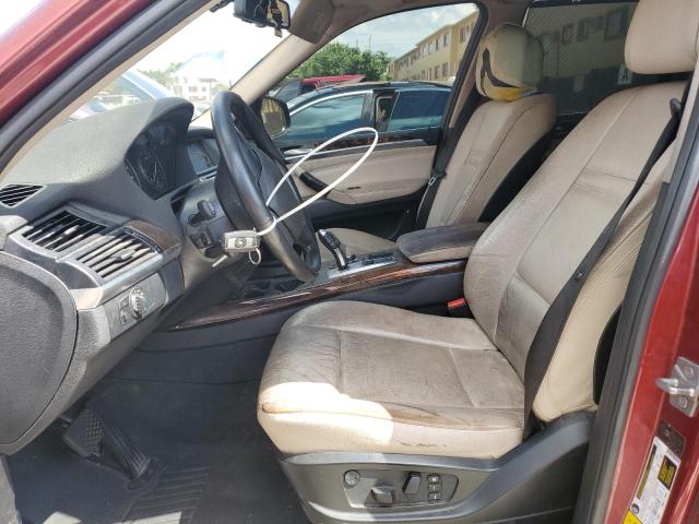 5UXZV8C50CL422589 - 2012 BMW X5 XDRIVE50I 勃艮第红 照片 7