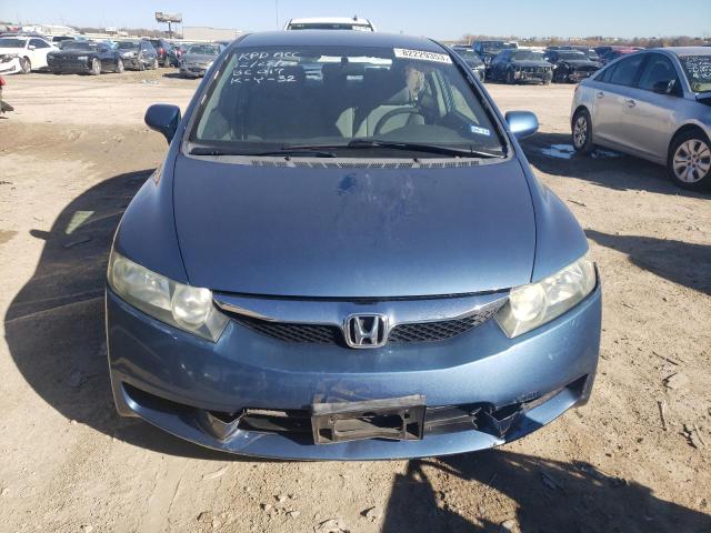 19XFA1F50AE076732 - 2010 HONDA CIVIC LX BLUE photo 5