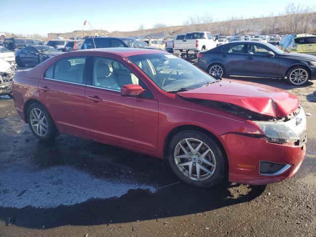 3FAHP0JAXBR210300 - 2011 FORD FUSION SEL RED photo 4