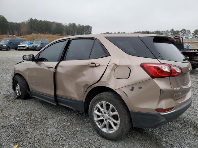 2GNAXHEV8J6195851 - 2018 CHEVROLET EQUINOX LS TAN photo 2